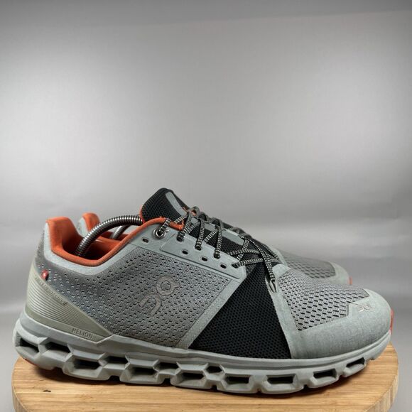 On Cloud Cloudace Men's Size 11.5 Athletic Running Shoes Sneakers Grey Orange - Picture 1 of 8